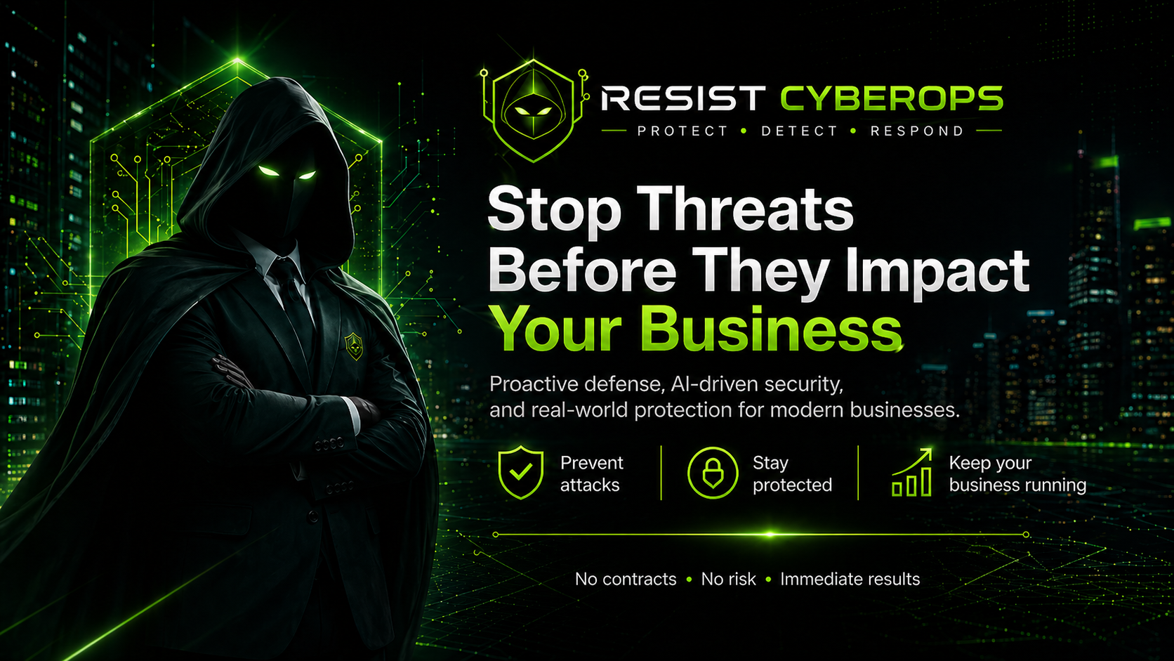 Choose how you want IT managed with ResistCyber and ResistOps